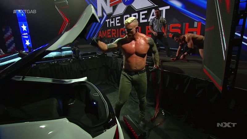What sick freak put that car in the arena? Roddy isn't okay!
